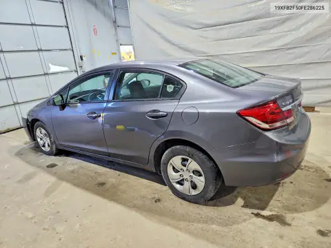2015 Honda Civic Lx VIN 19XFB2F50FE286225 фото 2