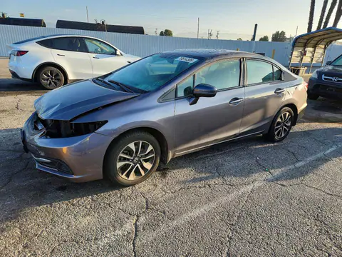 19XFB2F8XFE098418 — 2015 Honda Civic, Передняя часть (Front End), фото до ремонта