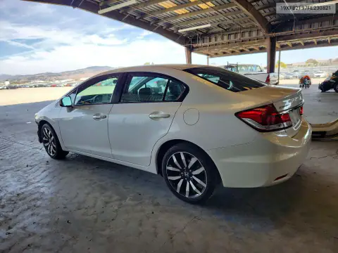 19XFB2F97FE230821 — 2015 Honda Civic, фото 2 с аукциона Copart, Передняя часть