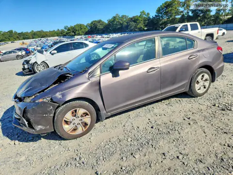 2015 Honda Civic Lx VIN 19XFB2F57FE075930 фото 1