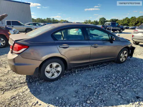 2015 Honda Civic Lx VIN 19XFB2F57FE075930 фото 3
