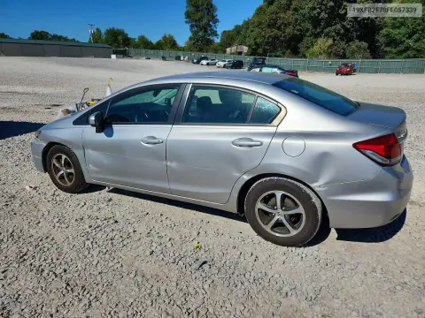 2015 Honda Civic Se VIN 19XFB2F78FE057339 фото 2