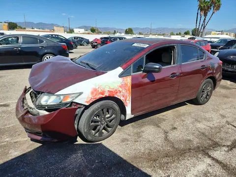 19XFB2F82FE227574 — 2015 Honda Civic, Передняя часть (Front End), фото до ремонта