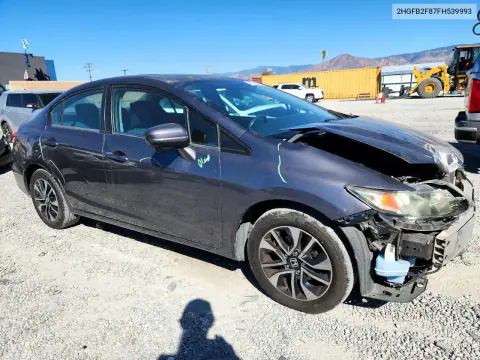 2015 Honda Civic Ex VIN 2HGFB2F87FH539993 фото 4