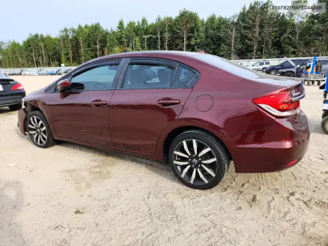 2015 Honda Civic Exl VIN 19XFB2F9XFE044738 фото 2