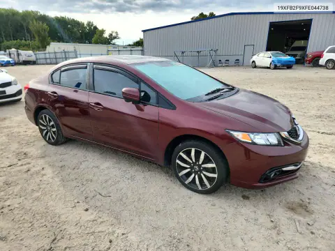 2015 Honda Civic Exl VIN 19XFB2F9XFE044738 фото 4