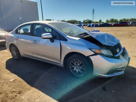 2015 Honda Civic Lx VIN 19XFB2F51FE018462 фото 4
