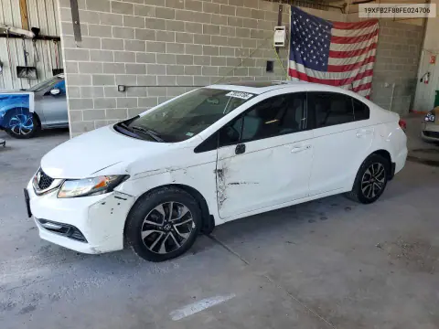 2015 Honda Civic Ex VIN 19XFB2F88FE024706 фото 1