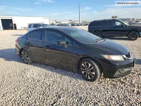 2015 Honda Civic Ex VIN 2HGFB2F8XFH564242 фото 4