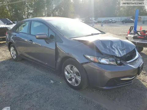 2015 Honda Civic Lx VIN 19XFB2F5XFE274471 фото 4