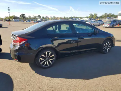 2015 Honda Civic Exl VIN 2HGFB2F97FH541865 фото 3