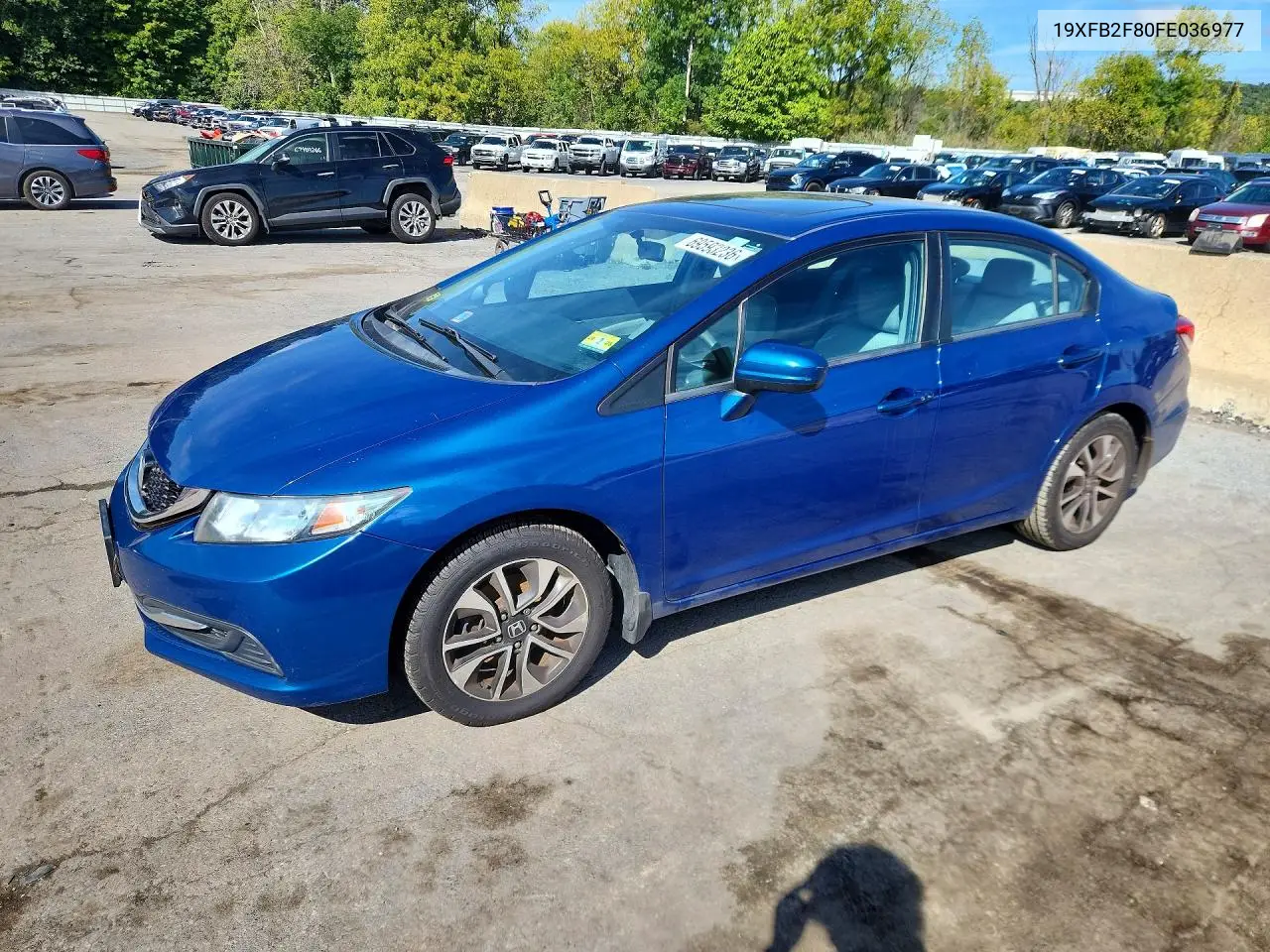2015 Honda Civic Ex VIN 19XFB2F80FE036977 фото 1