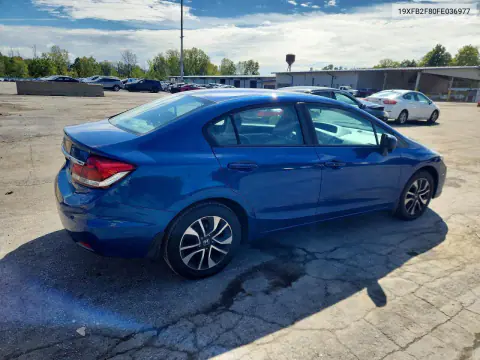 2015 Honda Civic Ex VIN 19XFB2F80FE036977 фото 3