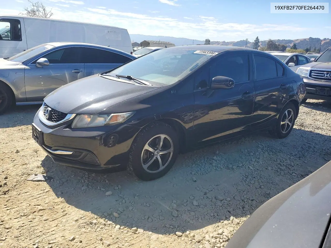 2015 Honda Civic Se VIN 19XFB2F70FE264470 фото 1