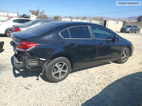 2015 Honda Civic Se VIN 19XFB2F70FE264470 фото 3