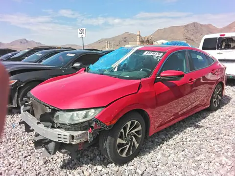2HGFC2F7XGH525737 — 2016 Honda Civic, Передняя часть (Front End), фото до ремонта