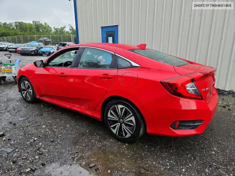 2016 Honda Civic Exl VIN 2HGFC1F79GH651405 фото 2