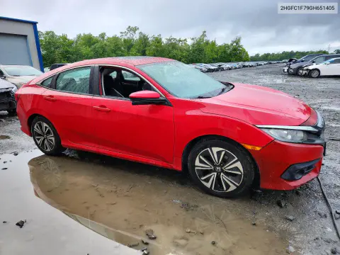 2016 Honda Civic Exl VIN 2HGFC1F79GH651405 фото 4