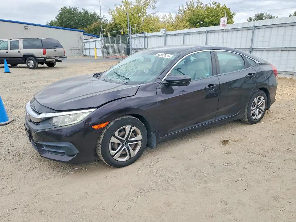 19XFC2F52GE213873 Honda Civic 2016 — повреждение Передняя часть, фото до ремонта