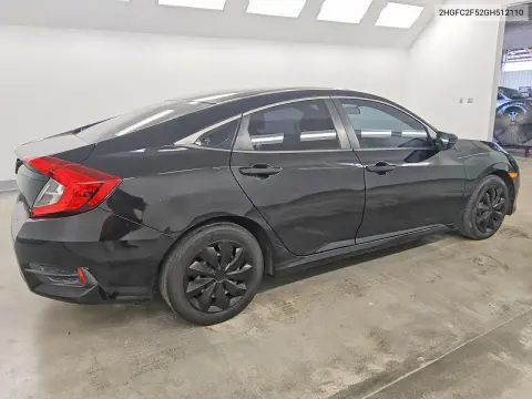 2016 Honda Civic Lx VIN 2HGFC2F52GH512110 фото 3