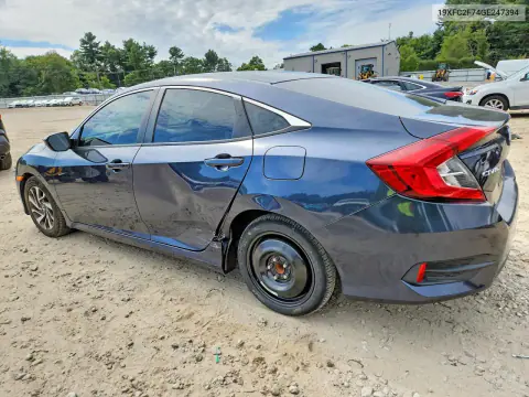 2016 Honda Civic Ex VIN 19XFC2F74GE247394 фото 2
