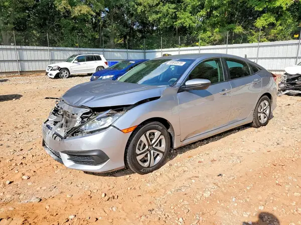 19XFC2F58GE012169 — 2016 Honda Civic, Передняя часть (Front End), фото до ремонта