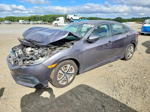 19XFC2F53GE205247 — 2016 Honda Civic, Передняя часть (Front End), фото до ремонта