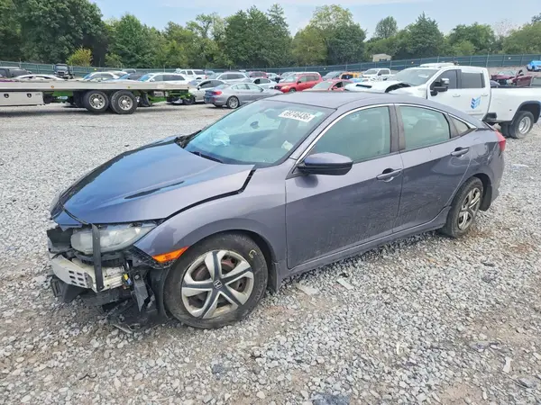 19XFC2F59GE099340 — 2016 Honda Civic, Передняя часть (Front End), фото до ремонта