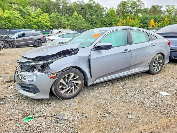 19XFC2F76GE042031 — 2016 Honda Civic, Передняя часть (Front End), фото до ремонта