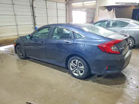 2016 Honda Civic Lx VIN 19XFC2F5XGE039373 фото 2