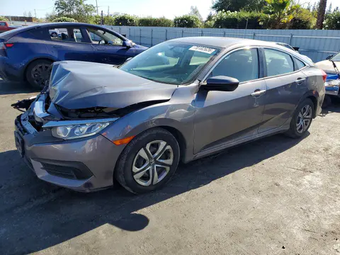 19XFC2F58GE237949 — 2016 Honda Civic, Передняя часть (Front End), фото до ремонта