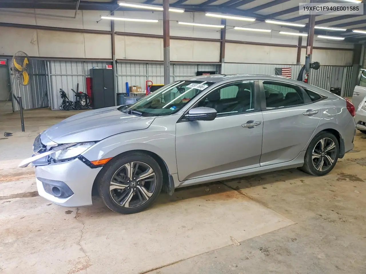 2016 Honda Civic Touring VIN 19XFC1F94GE001585 фото 1