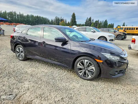 2016 Honda Civic Ex VIN 19XFC1F34GE219361 фото 4