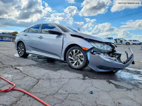 2016 Honda Civic Ex VIN 19XFC2F78GE097418 фото 4