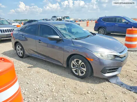 2016 Honda Civic Lx VIN 19XFC2F54GE055679 фото 4