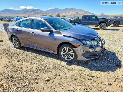 2016 Honda Civic Lx VIN 19XFC2F52GE024723 фото 4