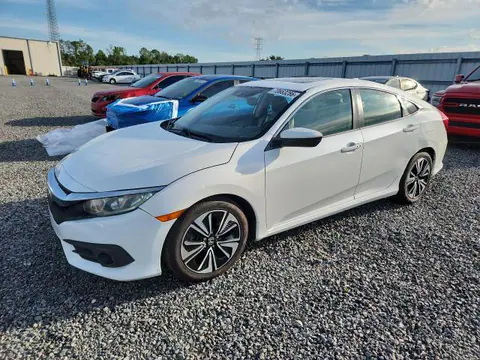 19XFC1F87GE200184 — 2016 Honda Civic, Передняя часть (Front End), фото до ремонта