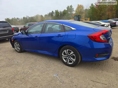2016 Honda Civic Lx VIN 2HGFC2F57GH025047 фото 2