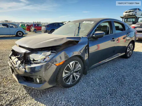 19XFC1F71GE017564 — 2016 Honda Civic, Передняя часть, фото до ремонта