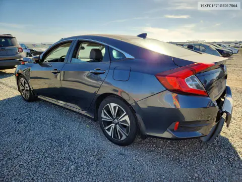 2016 Honda Civic Exl VIN 19XFC1F71GE017564 фото 2