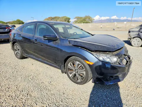 2016 Honda Civic Exl VIN 19XFC1F71GE017564 фото 4