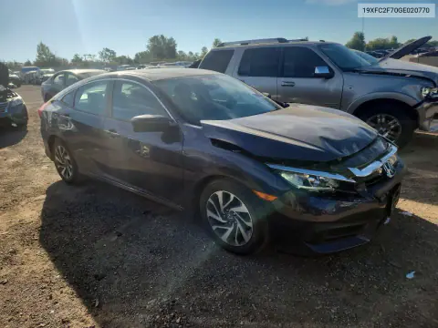 2016 Honda Civic Ex VIN 19XFC2F70GE020770 фото 4