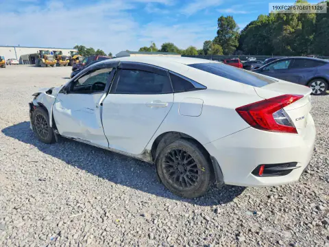 2016 Honda Civic Lx VIN 19XFC2F57GE011126 фото 2