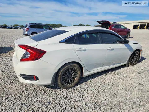 2016 Honda Civic Lx VIN 19XFC2F57GE011126 фото 3