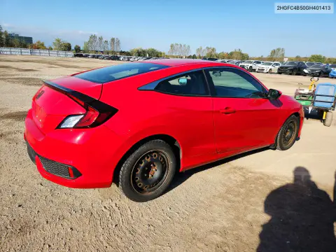 2016 Honda Civic Lx VIN 2HGFC4B50GH401413 фото 3