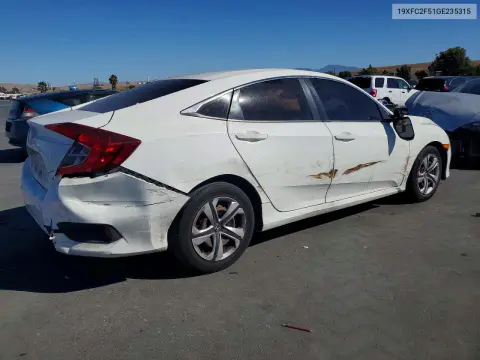 2016 Honda Civic Lx VIN 19XFC2F51GE235315 фото 3