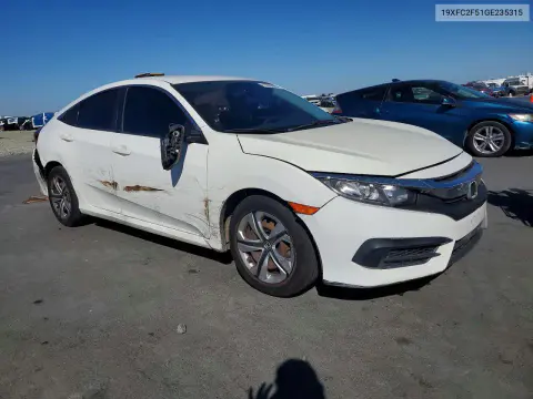 2016 Honda Civic Lx VIN 19XFC2F51GE235315 фото 4