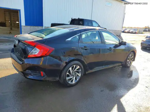 2HGFC2F75GH012332 — 2016 Honda Civic, фото 3 с аукциона Copart, Сторона