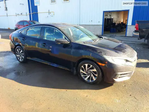 2HGFC2F75GH012332 — 2016 Honda Civic, фото 4 с аукциона Copart, Сторона