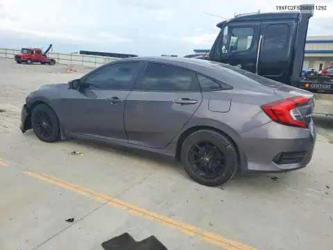 19XFC2F52GE011292 — 2016 Honda Civic, фото 2 с аукциона Copart, Передняя часть